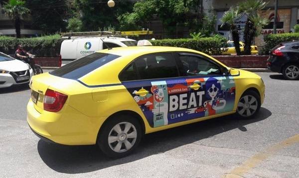 Beat: Διαχωριστικό καμπίνας σε 1.000 ταξί σε Αθήνα και Θεσσαλονίκη