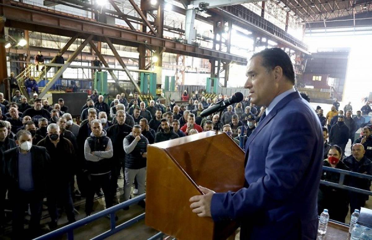 Γεωργιάδης: Δεν κλείνει το Ναυπηγείο Ελευσίνας-Προχωράμε το σχέδιο της ONEX