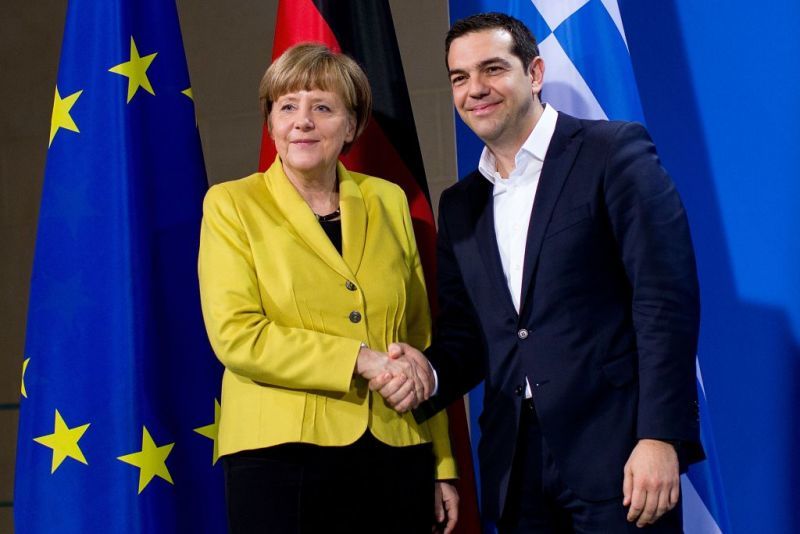 Τηλεφωνική επικοινωνία Τσίπρα - Μέρκελ