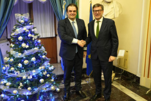 Πιερρακάκης: Συνάντηση στη Ρώμη με τον Ιταλό Υπουργό Οικονομικών Giancarlo Giorgetti