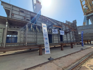 Ναυπηγεία Σαλαμίνας: Παράδοση τεσσάρων προεξοπλισμένων Blocks για την τρίτη γαλλική φρεγάτα FDI