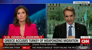 Μητσοτάκης στο CNN: Η Τουρκία εργαλειοποιεί το μεταναστευτικό για πολιτικό όφελος