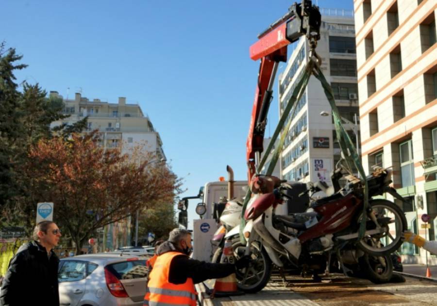 Δήμος Θεσσαλονίκης: Απομακρύνονται 250 εγκαταλειμμένα δίκυκλα
