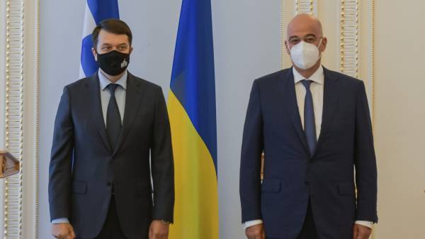 Δένδιας:Ευελπιστούμε η Ουκρανία να ευθυγραμμιστεί με την ευρωπαϊκή εξωτερική πολιτική