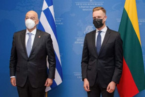 Συνάντηση Δένδια με το Λιθουανό ομόλογό του-Τι θα συζητηθεί