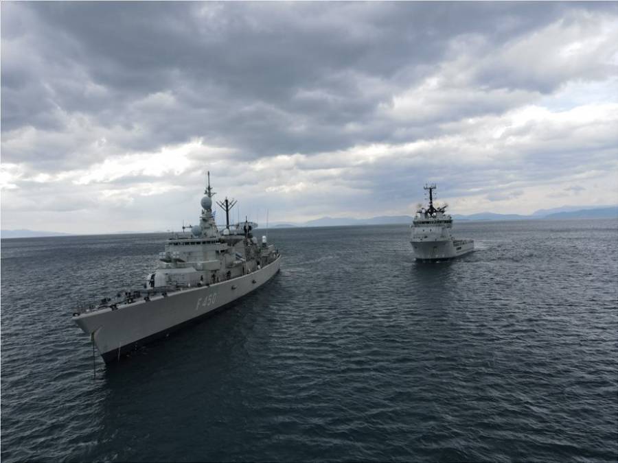 Δοκιμαστικός πλους της Φρεγάτας «Έλλη» στον Σαρωνικό