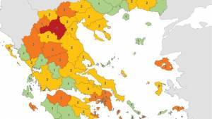Κορονοϊός: Ο νέος επικαιροποιημένος επιδημιολογικός χάρτης της Ελλάδας