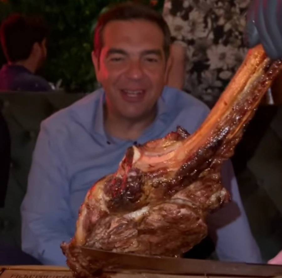 Το ribeye που... μάγεψε τον Τσίπρα