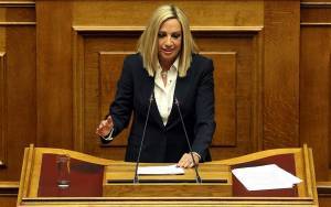 Γεννηματά: Ζήτησε μείωση ΦΠΑ στο 6% σε τουρισμό και εστίαση