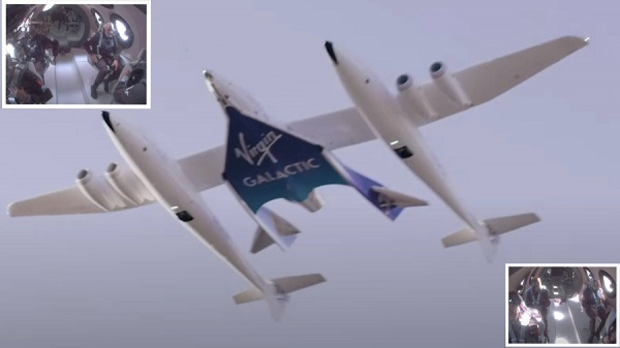 Virgin Galactic: Επιτυχημένη η πρώτη τουριστική πτήση στο διάστημα