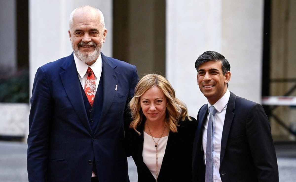 Συνάντηση Μελόνι, Σούνακ και Ράμα για το μεταναστευτικό