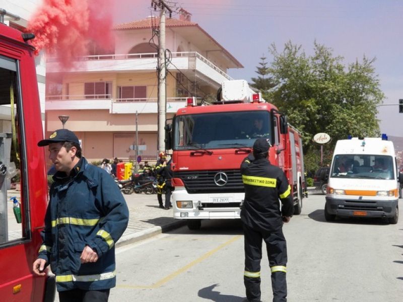 Φωτιά στο Πεδίον του Άρεως, στον καταυλισμό των προσφύγων