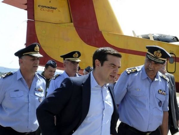 ΣΚΑΪ και AΝΤ1 έφαγαν... πόρτα στην επίσκεψη Τσίπρα στις πυρκαγιές