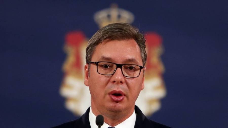 Βούτσιτς:Απειλή για την περιοχή κάθε ενέργεια εθνικής ενοποίησης των Αλβανών