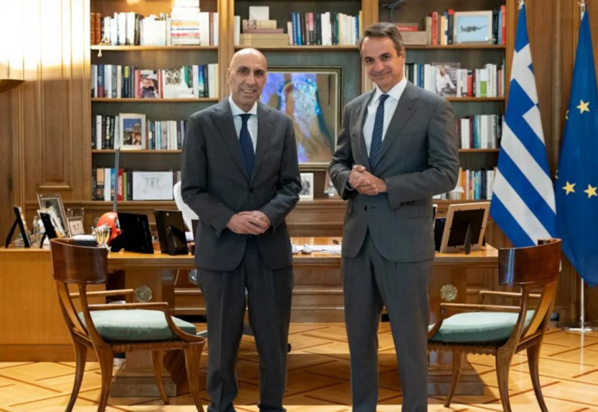 Ο Μπρατάκος παρουσίασε στον Μητσοτάκη τους στόχους του για το ΕΒΕΑ