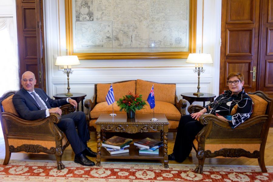 Δένδιας: Θεμελιώδης αρχή για Ελλάδα-Αυστραλία η προσήλωση στο Διεθνές Δίκαιο