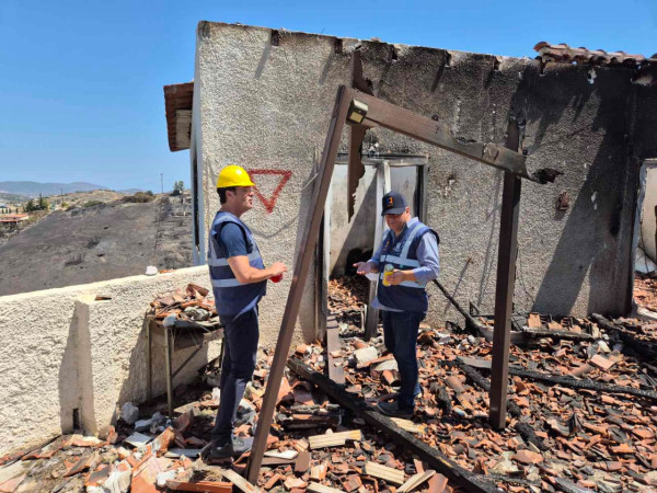 Ξεκίνησαν οι αυτοψίες σε πυρόπληκτες περιοχές από κλιμάκια της ΓΔΑΕΦΚ