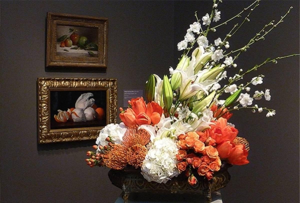 "Art in Bloom" ή αλλιώς πώς να σετάρεις μία ανθοδέσμη με έναν πίνακα...