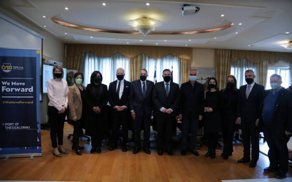 Επίσκεψη αντιπροσωπείας της Παγκόσμιας Διακοινοβουλευτικής Ένωσης Απόδημου Ελληνισμού στην ΟΛΘ