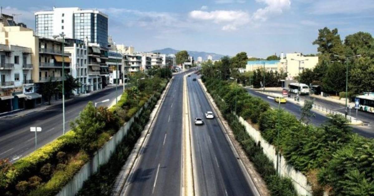 Kλειστή η Μεσογείων για 9 ώρες και στα δύο ρεύματα