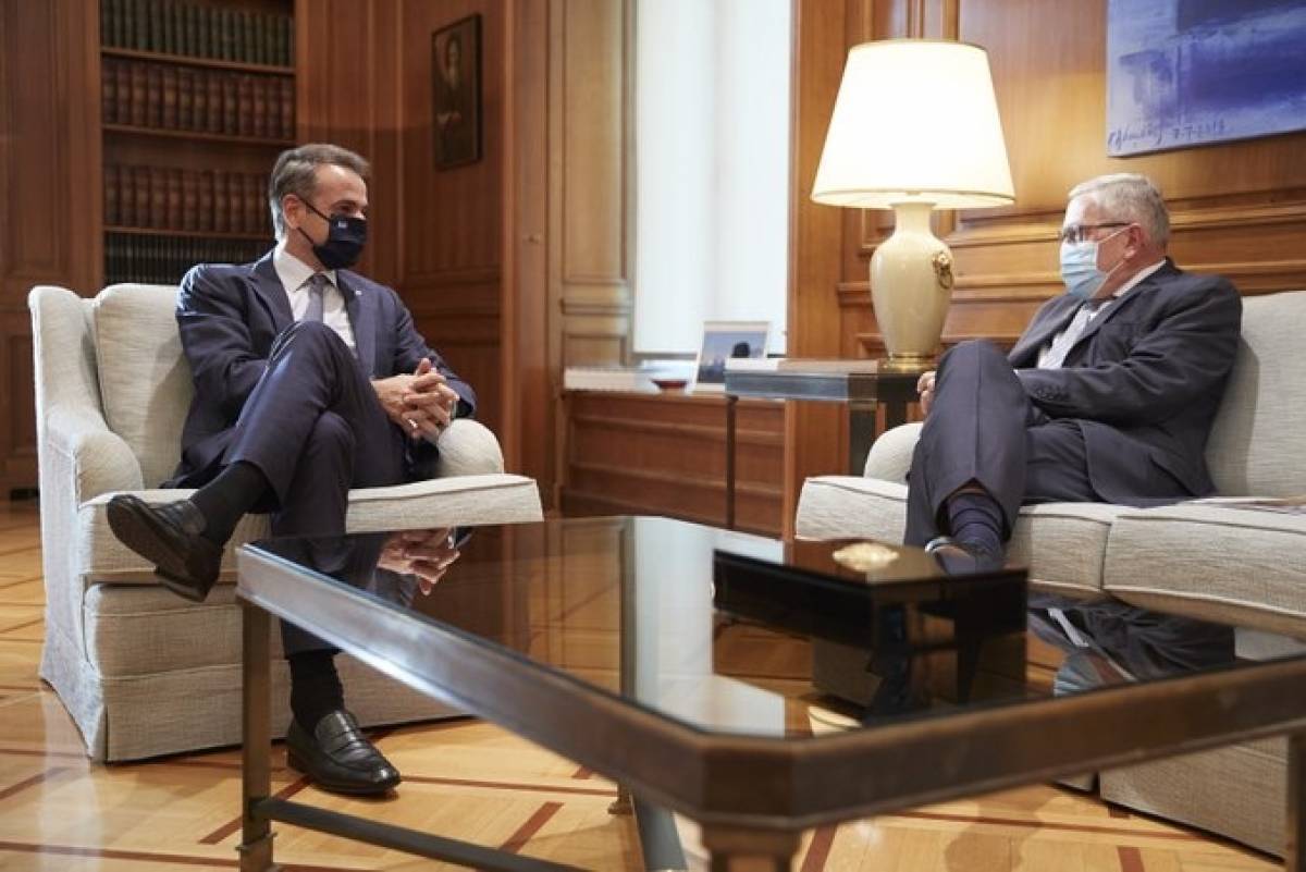Μητσοτάκης-Ρέγκλινγκ: Ταμείο Ανάκαμψης και μεταρρυθμίσεις για επενδύσεις και θέσεις εργασίας
