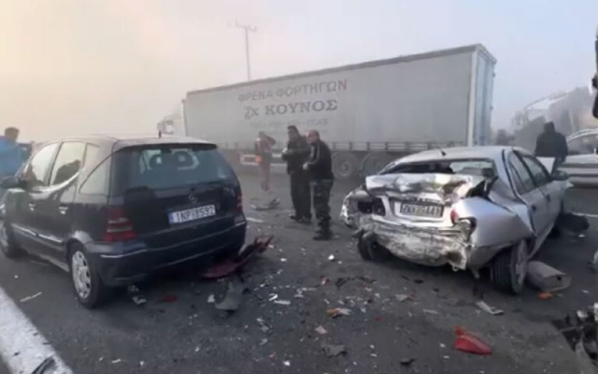 Αποκαταστάθηκε πλήρως η κυκλοφορία στην Αθηνών-Λαμίας μετά την καραμπόλα