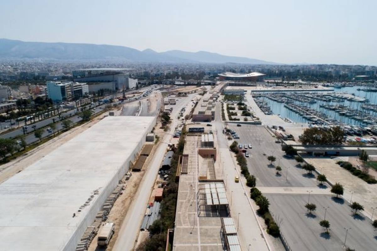 Νέα συμπληρωματική σύμβαση για τα έργα ανάπλασης του Φαληρικού Όρμου