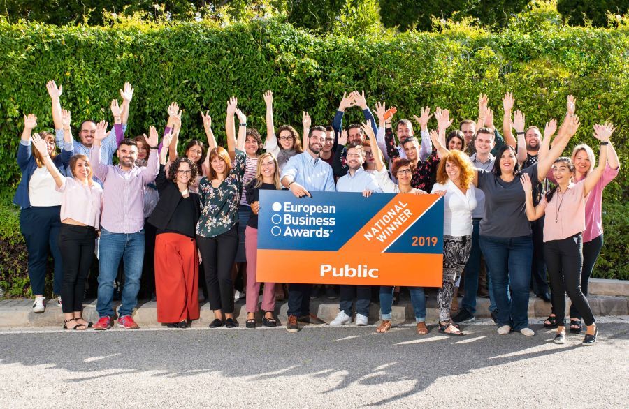 Διάκριση του Public στα European Business Awards 2019