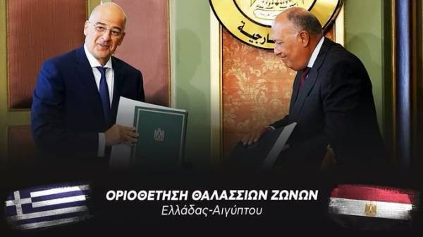 Αλλαγή σκηνικού στην ανατολική Μεσόγειο με την ΑΟΖ Ελλάδας-Αιγύπτου (χάρτης)