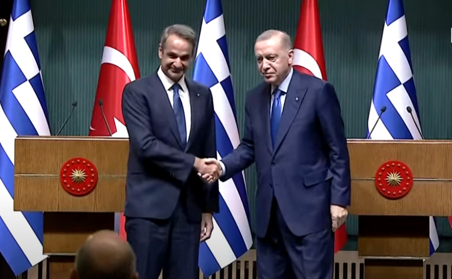 Μητσοτάκης-Ερντογάν: Διμερές εμπόριο $10δισ.-Διαφωνίες για Θράκη, Μονή Χώρας και Χαμάς