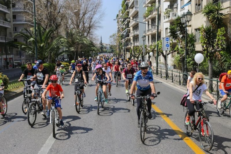 Κυκλοφοριακές ρυθμίσεις για τον 24ο Ποδηλατικό Γύρο Αθήνας