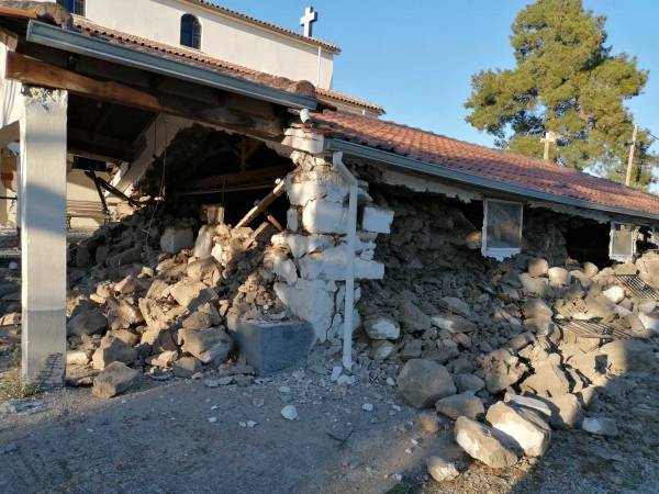 Τι ζημιές καταγράφηκαν απ'το σεισμό στην περιοχή της Ελασσόνας (photos)