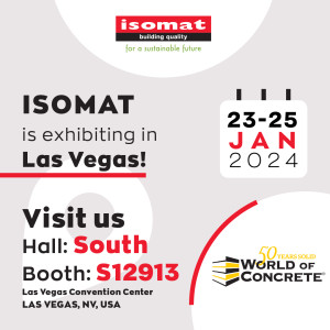 H ISOMAT στην έκθεση World of Concrete στο Λας Βέγκας