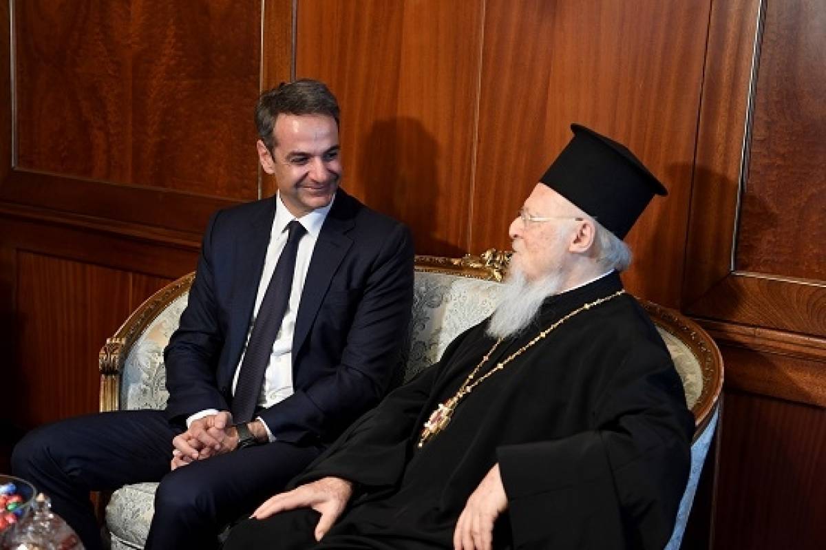 Συνάντηση Μητσοτάκη - Βαρθολομαίου στο Άμπου Ντάμπι