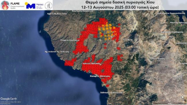 Φωτιές: 100.000 στρέμματα έχουν επηρεαστεί στα έξι μεγάλα μέτωπα