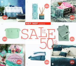 Καλοκαιρινές εκπτώσεις από το NEF-NEF Homeware