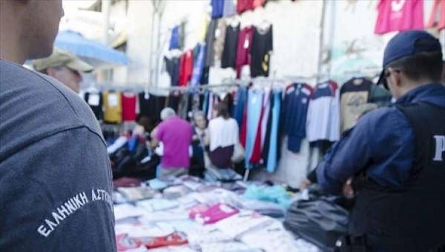 Πρόστιμα 54.550 ευρώ σε ελέγχους για το παρεμπόριο