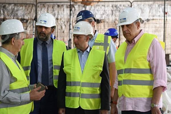Στα εργοτάξια του Μετρό Θεσσαλονίκης ο Γ.Γ. Υποδομών, Γ. Καραγιάννης