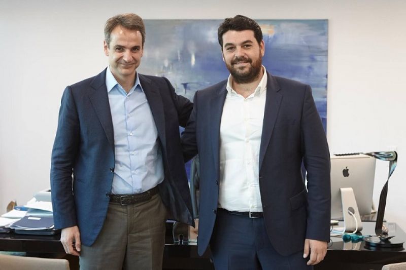 Τον νέο πρόεδρο της ΟΝΝΕΔ συνάντησε ο Μητσοτάκης