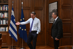 Συνάντηση Μητσοτάκη-Κουρέτα: Προσηλωμένοι στην κοινή προσπάθεια με την Τοπική Αυτοδιοίκηση