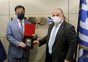 Επίσκεψη Γεωργιάδη στη ΓΣΕΒΕΕ