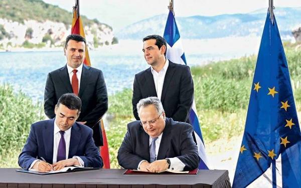Κόντρα ΝΔ-Καμμένου με φόντο τη συμφωνία των Πρεσπών