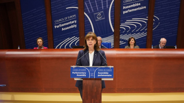 Σακελλαροπούλου: Ισχυροί και αδιαμφισβήτητοι οι δεσμοί Ελλάδας-Συμβουλίου της Ευρώπης