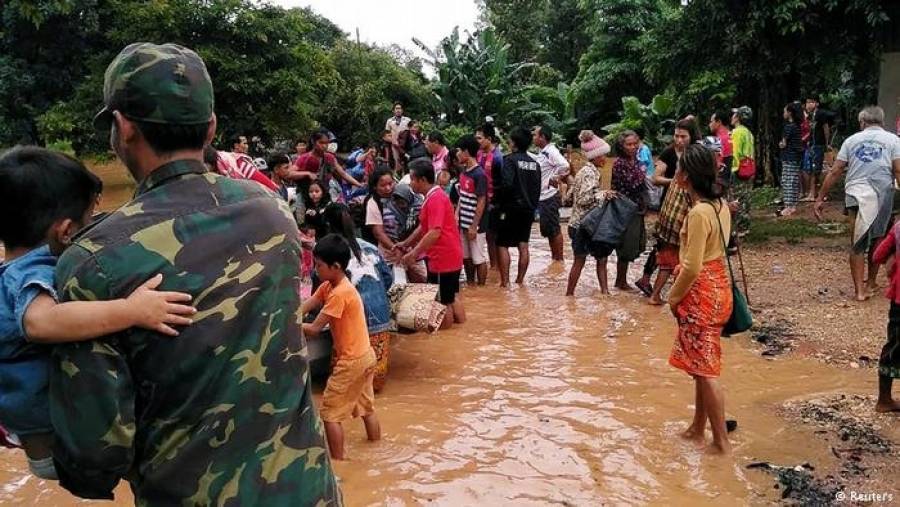 Λάος: Τραγωδία με την κατάρρευση φράγματος- 26 νεκροί, 130 αγνοούνται