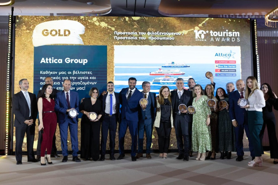 Δέκα βραβεία για την Attica Group στα Tourism Awards 2023