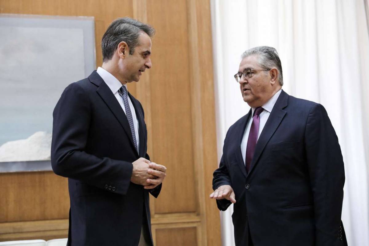 Ο Κουτσούμπας μετέφερε αιτήματα των αγροτών στον Μητσοτάκη
