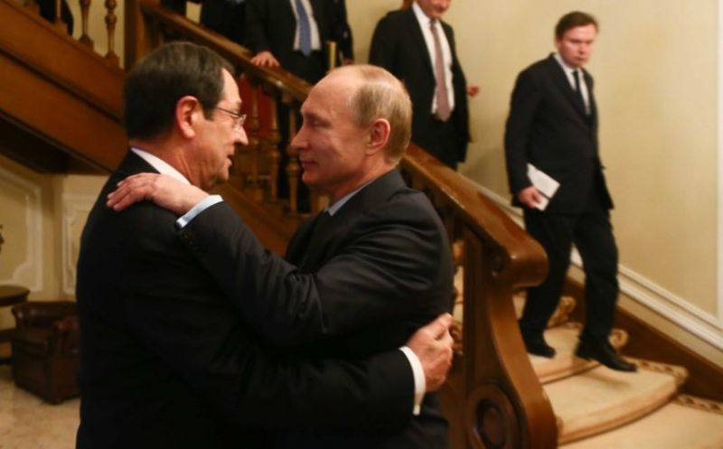 Συγχαρητήρια επιστολή Αναστασιάδη σε Πούτιν για την επανεκλογή του