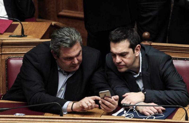 Δημοσκόπηση: Αύξηση της δημοτικότητας Τσίπρα- Καμμένου