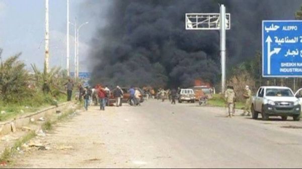 Δεκάδες νεκροί από έκρηξη σε κονβόι λεωφορείων στο Χαλέπι