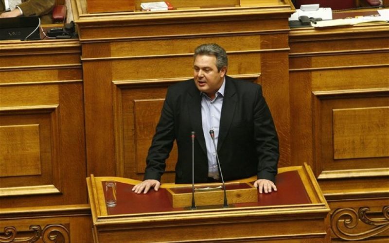 Καμμένος: Στηρίζουμε την κυβέρνηση